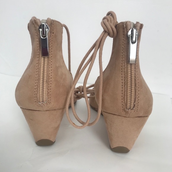 Flats Luna laceup ballet flats,Back Zipper 8 1/2”M - Picture 5 of 6